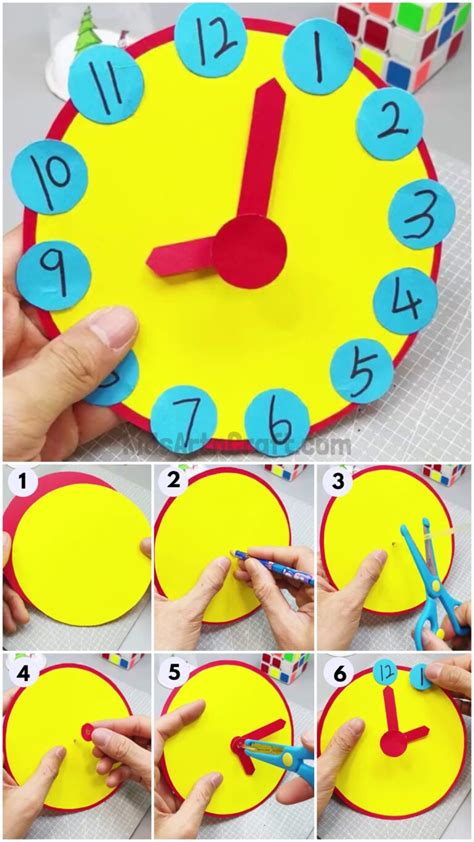 how to make a clock step by step