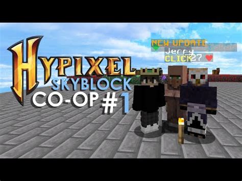 how to make a co op skyblock hypixel