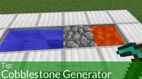 how to make a cobblestone generator 1.19.2