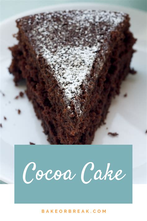 how to make a cocoa cake