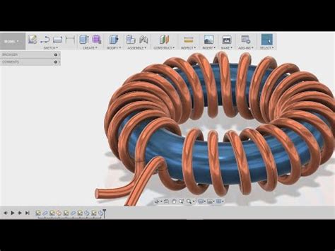 How To Make A Coil In Fusion 360