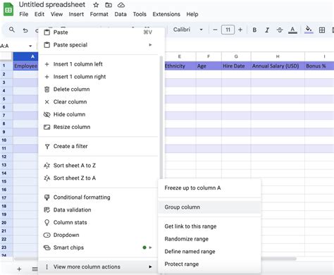 how to make a collapsible list in google sheets