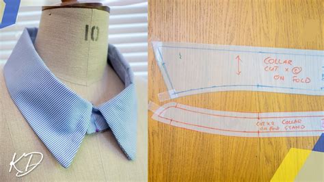 how to make a collar pattern piece