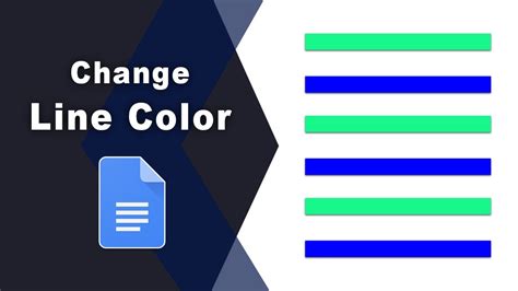 how to make a colored horizontal line in google docs