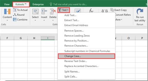 How To Make A Column In Excel Uppercase