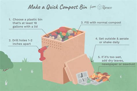 How To Make A Compost Bin With A Plastic Container