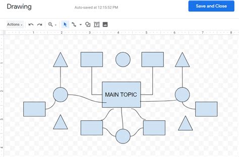 how to make a concept map on google slides