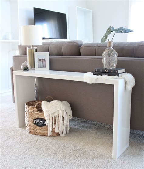 How To Make A Console Sofa Table