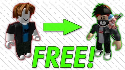 how to make a cool avatar in roblox for free