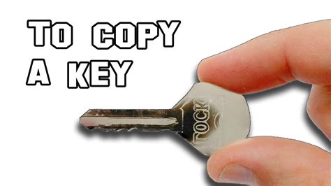 how to make a copy of a key without the key