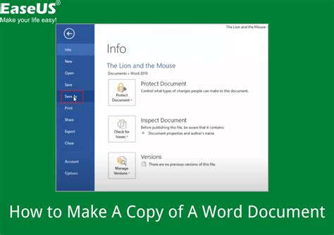 how to make a copy of a word doc on mac