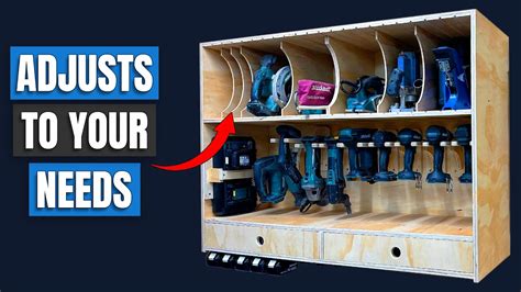 How To Make A Cordless Tool Rack
