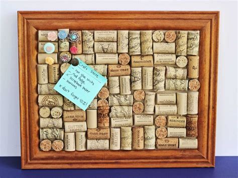 How To Make A Cork Board Using Wine Corks