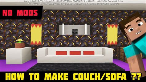 How To Make A Couch In Minecraft Ps4