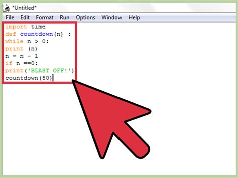 how to make a countdown in python