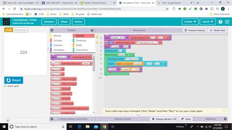 How To Make A Countdown Timer In Code.org App Lab