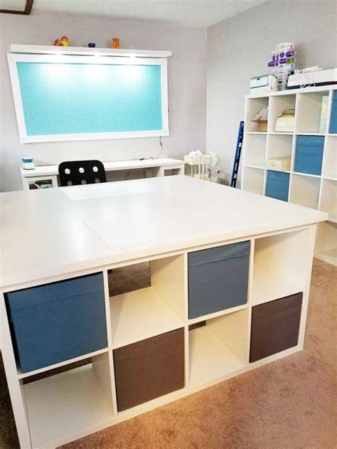 IKEA Hack Craft Room Work Table