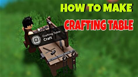How To Make A Crafting Table In Roblox