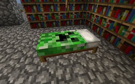 How To Make A Creeper Bed In Minecraft