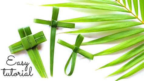 How To Make A Cross Using Palm Leaf