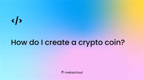 how to make a crypto coin step by step