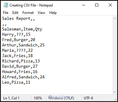 how to make a csv file readable