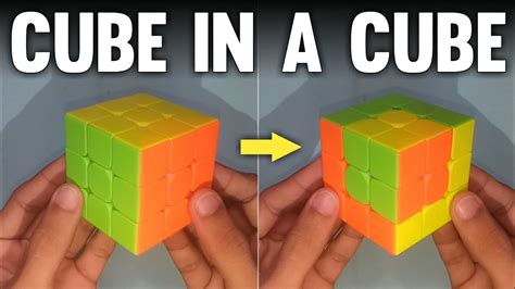 How To Make A Cube In A Cube In A Cube 3X3