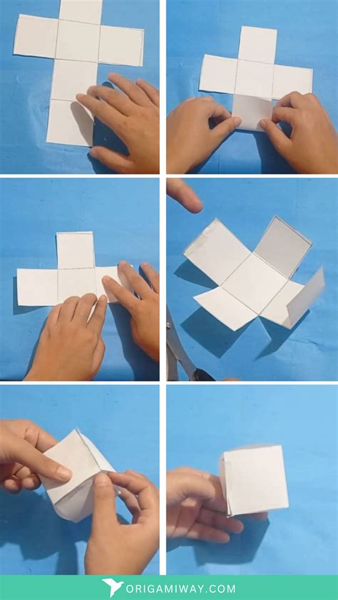 How To Make A Cube With A4 Paper