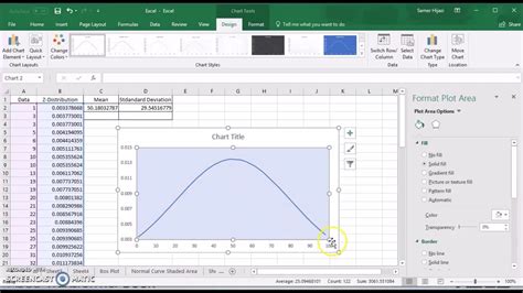 how to make a curve graph in excel