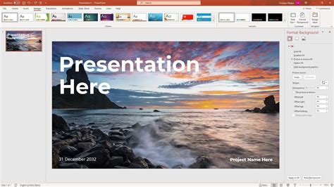 how to make a custom background in powerpoint
