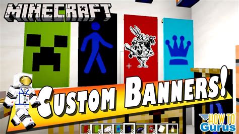 how to make a custom banner pattern in minecraft