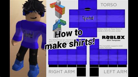 how to make a custom shirt roblox