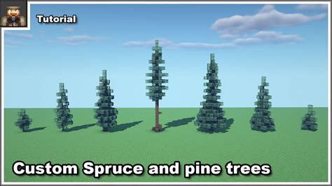 How To Make A Custom Spruce Tree In Minecraft