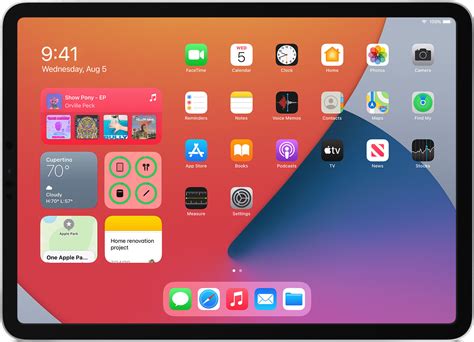how to make a custom widget on ipad