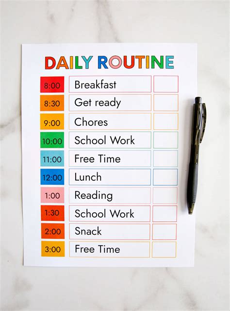 How To Make A Daily Routine Schedule  A Step By Step Guide