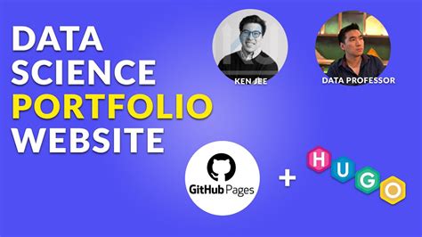how to make a data science portfolio website