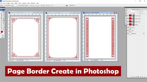 How To Make A Decorative Border In Photoshop