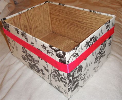 How To Make A Decorative Cardboard Box