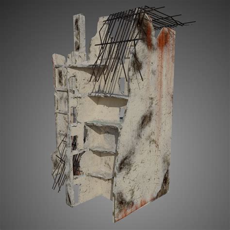 how to make a destroyed building in blender