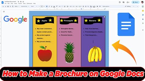 How To Make A Digital Brochure On Google Docs