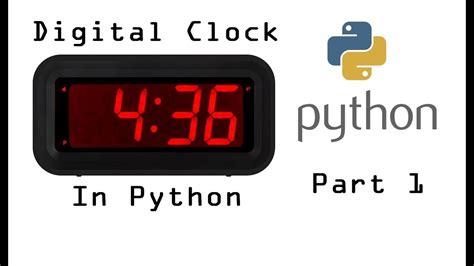 how to make a digital clock in python with tkinter