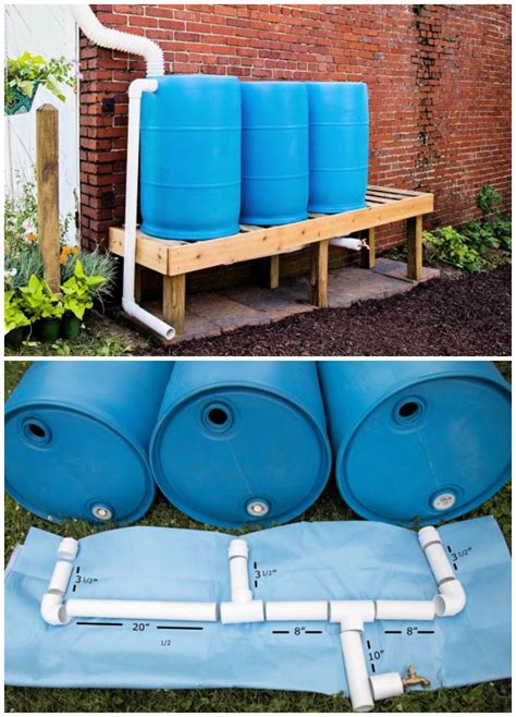 15 Minutes to Make a DIY Rain Barrel with Parts from HomeDepot