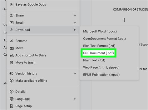 how to make a document into a pdf