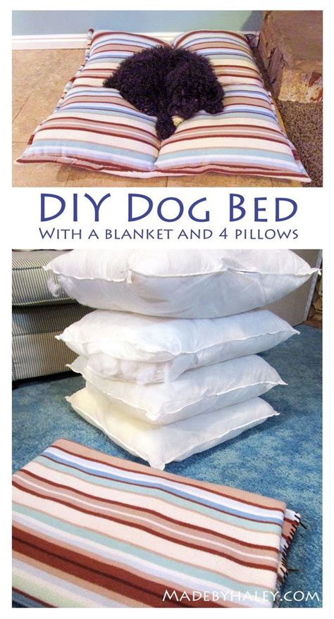 How To Make A Dog Bed Using Pillows