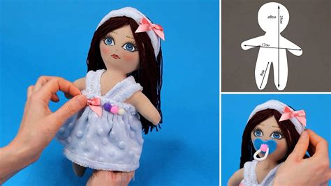 how to make a doll at home without sewing