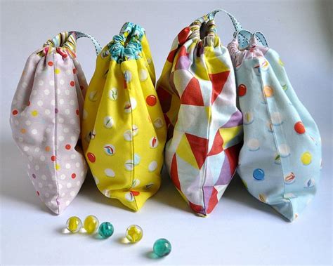 How To Make A Drawstring Marble Bag