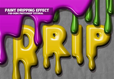 How To Make A Dripping Effect In Photoshop