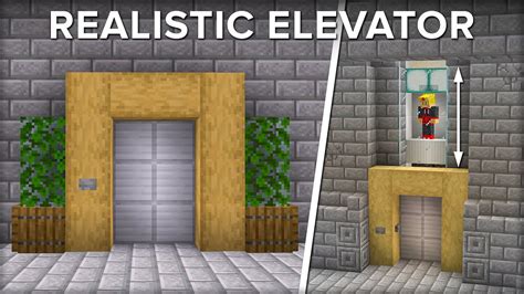 How To Make A Elevator In Minecraft Java