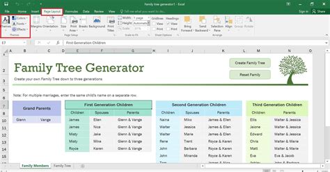How To Make A Family Tree Chart In Excel