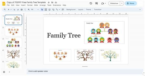 How To Make A Family Tree On Google Slides